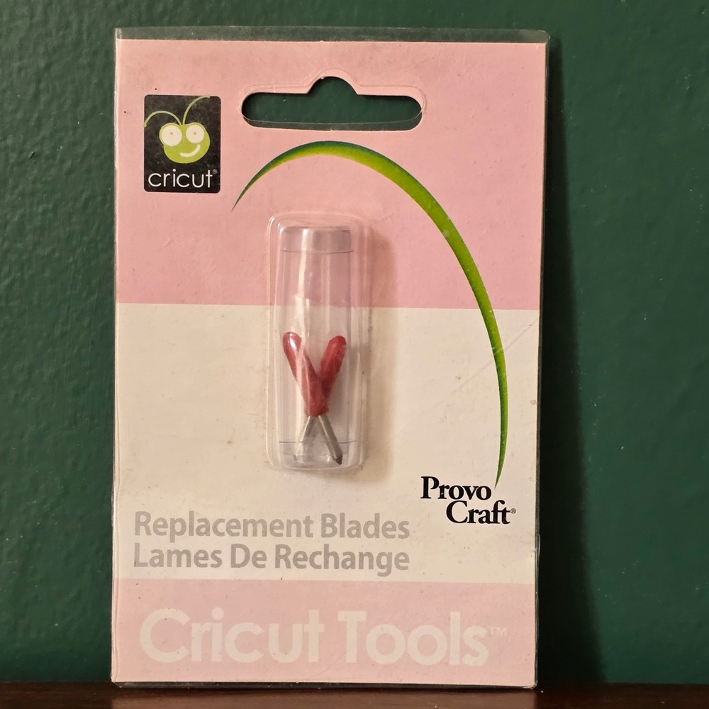 Cricut Replacement Blades 2-Pack Provo Craft 29-0002 Cutting Tool New NIP